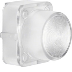 Lens voor drukknop/lichtsignaal-element E10, helder transp.
